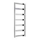 Reina Rezzo Vertical Designer Heated Towel Rail - 1100mm x 450mm Wide - Chrome