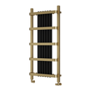 Reina Regina Designer Heated Towel Rail - 1200mm x 550mm - Gold/Black