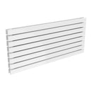 Reina Rione Double Horizontal Designer Radiator - 550x1200mm - White RND-RNE1200D