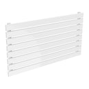 Reina Rione Single Horizontal Designer Radiator - 550x1200mm - White RND-RNE1200