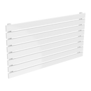 Reina Rione Single Horizontal Designer Radiator - 550mm x 1200mm - White