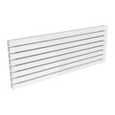 Reina Rione Double Horizontal Designer Radiator - 544x1400mm - White RND-RNE1400D