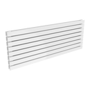 Reina Rione Double Horizontal Designer Radiator - 544mm x 1400mm - White