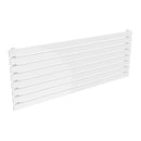 Reina Rione Single Horizontal Designer Radiator - 550x1400mm - White RND-RNE1400