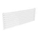 Reina Rione Single Horizontal Designer Radiator - 550mm x 1400mm - White