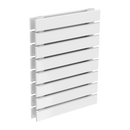 Reina Rione Double Horizontal Designer Radiator - 544mm x 400mm - White