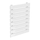 Reina Rione Single Horizontal Designer Radiator - 550x400mm - White RND-RNE400