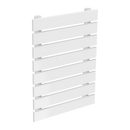 Reina Rione Single Horizontal Designer Radiator - 550mm x 400mm - White