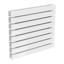Reina Rione Double Horizontal Designer Radiator - 550mm x 600mm - White