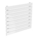 Reina Rione Single Horizontal Designer Radiator - 550mm x 600mm - White