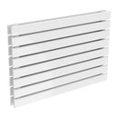 Reina Rione Double Horizontal Designer Radiator - 550x800mm - White RND-RNE800D