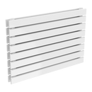 Reina Rione Double Horizontal Designer Radiator - 550mm x 800mm - White