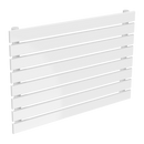 Reina Rione Single Horizontal Designer Radiator - 550mm x 800mm - White
