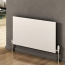 Reina Slimline Horizontal Designer Radiator - 600mm x 1000mm - White