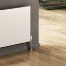 Reina Slimline Horizontal Designer Radiator - 600mm x 1200mm - White