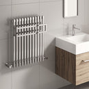 Reina Sori Vertical Designer Radiator - 650mm x 500mm - Chrome