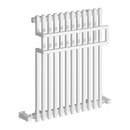 Reina Sori Vertical Designer Radiator - 650mm x 500mm - White