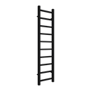 Reina Serena Square Tube Heated Towel Rail - 1200mm x 300mm - Black