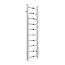 Reina Serena Vertical Designer Heated Towel Rail - 1200x300mm - Chrome RND-SRN3120