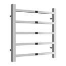 Reina Serena Vertical Designer Heated Towel Rail - 500mm x 500mm - Chrome