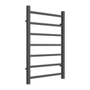 Reina Serena Square Tube Heated Towel Rail - 800x500mm - Anthracite RND-SRN5080A