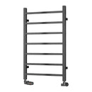 Reina Serena Square Tube Heated Towel Rail - 800x500mm - Brushed Gun Metal RND-SRN5080G