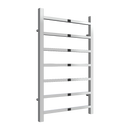 Reina Serena Vertical Designer Heated Towel Rail - 800mm x 500mm - Chrome