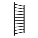 Reina Serena Square Tube Heated Towel Rail - 1200x500mm - Black RND-SRN5120K