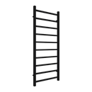 Reina Serena Square Tube Heated Towel Rail - 1200mm x 500mm - Black