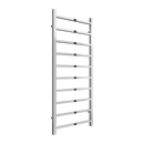 Reina Serena Vertical Designer Heated Towel Rail - 1200mm x 500mm - Chrome