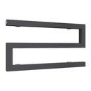 Reina Serpe Designer Heated Towel Rail - 270x500mm - Anthracite RND-SRP0275A