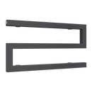 Reina Serpe Designer Heated Towel Rail - 270mm x 500mm - Anthracite