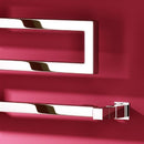 Reina Serpe Designer Heated Towel Rail - 510mm x 500mm - Chrome