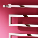 Reina Serpe Designer Heated Towel Rail - 510mm x 500mm - Chrome