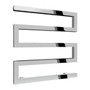 Reina Serpe Designer Heated Towel Rail - 510x500mm - Chrome RND-SRP0515