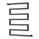 Reina Serpe Designer Heated Towel Rail - 750mm x 500mm - Anthracite