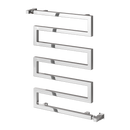 Reina Serpe Designer Heated Towel Rail - 750mm x 500mm - Chrome