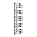 Reina Sesia Vertical Designer Heated Towel Rail - 1500mm x 500mm - Chrome