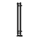 Reina Todi Designer Heated Towel Rail - 800mm x 108mm - Black