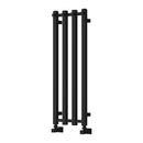 Reina Todi Designer Heated Towel Rail - 800x260mm - Black RND-TDI080026K
