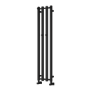 Reina Todi Designer Heated Towel Rail - 1200mm x 260mm - Black