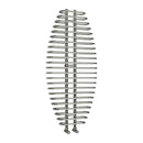 Reina Teano Vertical Designer Heated Towel Rail - 1300x600mm - Chrome RND-TEN6130
