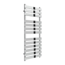 Reina Trento Vertical Designer Heated Towel Rail - 1300mm x 500mm - Chrome
