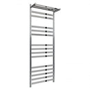 Reina Alento Designer Heated Towel Rail - 1450mm x 530mm - Polished Stainless Steel