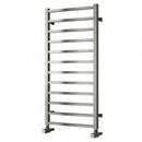Reina Arden Vertical Designer Heated Towel Rail - 1000mm x 500mm - Brushed Stainless Steel