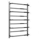 Reina Belbo Designer Heated Towel Rail - 820mm x 530mm - Polished Stainless Steel