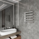 Reina Cavo Designer Heated Towel Rail - 530mm x 500mm - Polished Stainless Steel