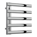 Reina Cavo Designer Heated Towel Rail - 530mm x 500mm - Polished Stainless Steel