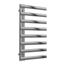 Reina Cavo Vertical Designer Heated Towel Rail - 880x500mm - Brushed Stainless Steel RNS-CV508B