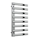Reina Cavo Vertical Designer Heated Towel Rail - 880x500mm - Polished Stainless Steel RNS-CV508P